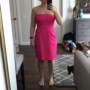 JCrew Strapless Pink Dress